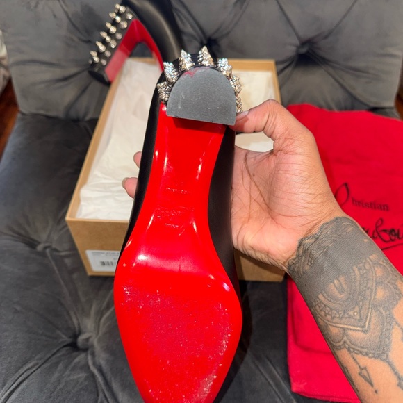Christian Louboutin Donna Stud 85 Nappa - Picture 8 of 13